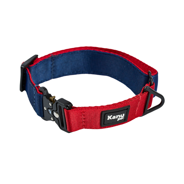 Kanu Pet Red/Blue Dog Collar