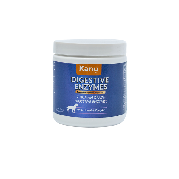 Kanu Pet Digestive Enzymes  Probiotic Powder, Digestive Supplement for Dogs and Cats