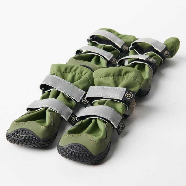 Spark Paws Flex Shell Water-resistant Green Dog Boots | Shop Now