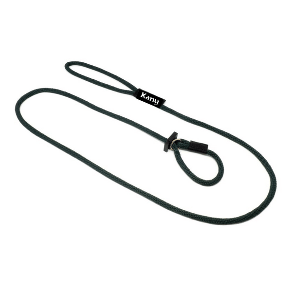 Kanu Pet Black/Lime Slip Dog Leash & Collar
