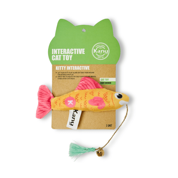 Kanu Pet Yellow Fish Plush Cat Toy | Kanu Pet