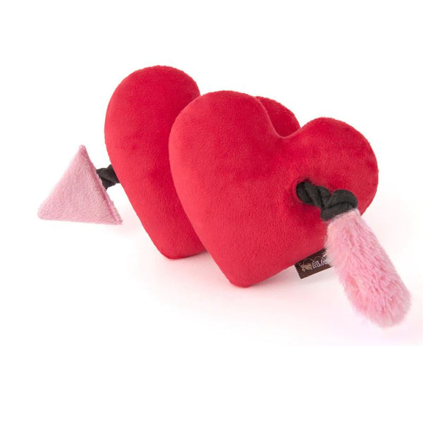 Pet Play  Puppy Love Fur-ever Hearts Plush Dog Toy