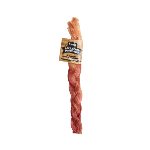 Kanu Pet Braided Bully Sticks Dog Treat