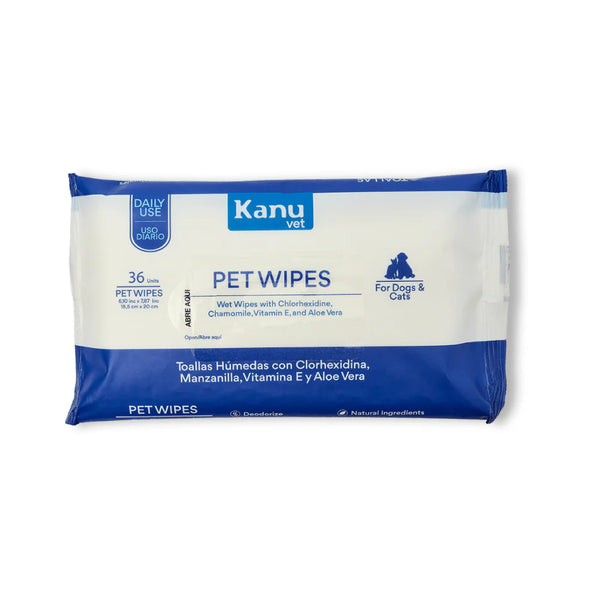 Kanu Pet Wet Wipes for Pets