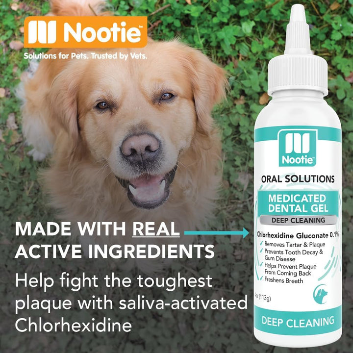 Nootie Oral Solutions Antimicrobial Dental Gel for Dogs | Kanu Pet