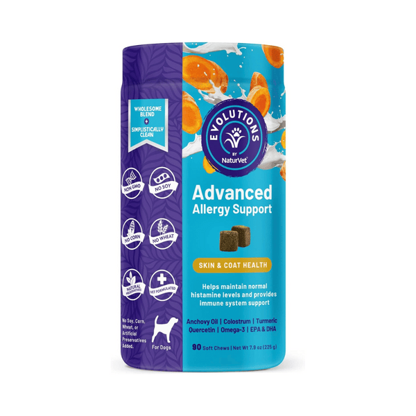 NaturVet Evolutions Advanced Allegery Soft Chews for Dogs | Kanu Pet