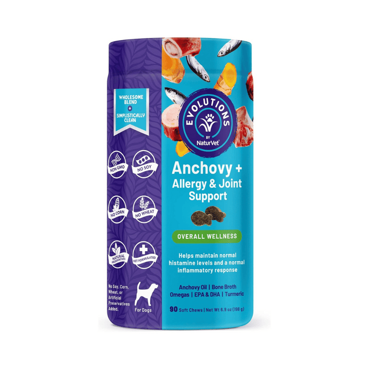 NaturVet Evolutions Anchovy Sof Chews for Dogs | Kanu Pet