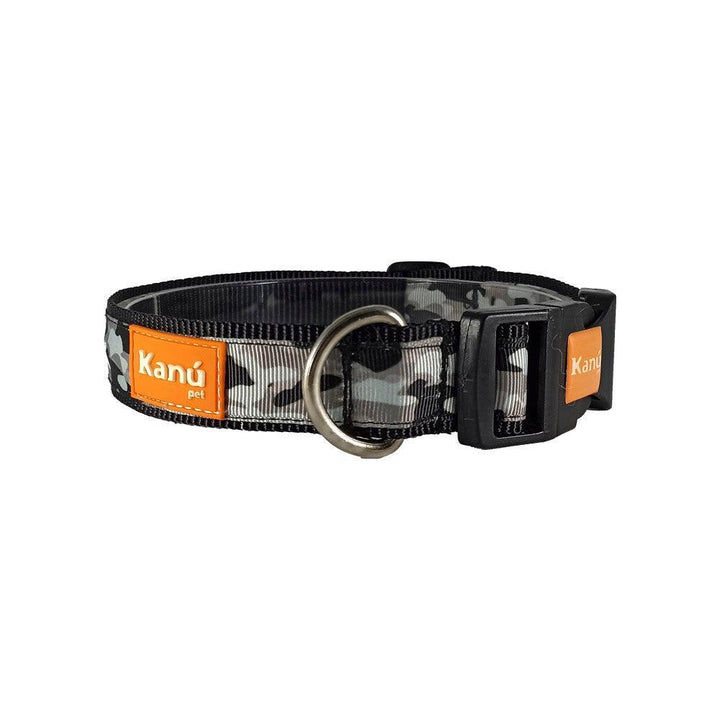 Kanu Pet Grey Camouflage Male Dog Collar | Kanu Pet