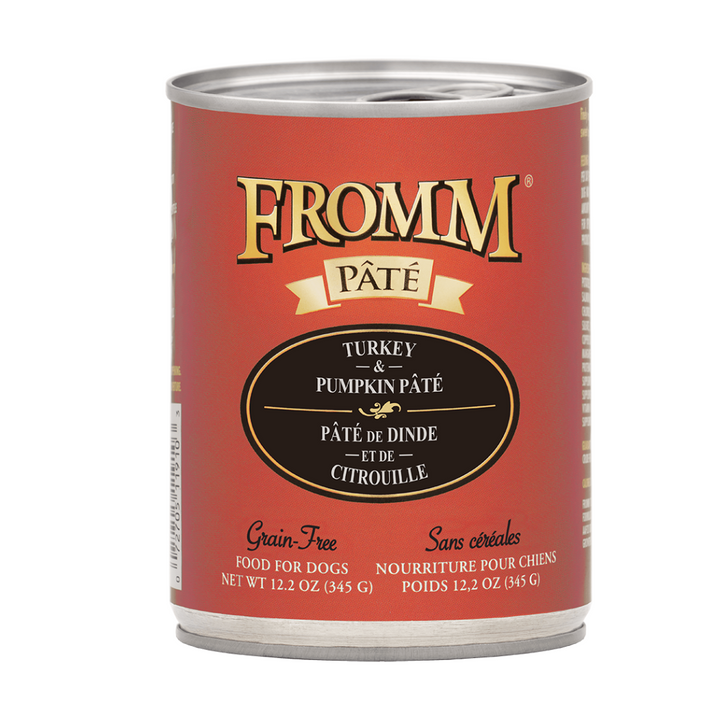 Fromm Dog Can GF Pate' Turkey & Pumpkin 12.2 oz | Kanu Pet