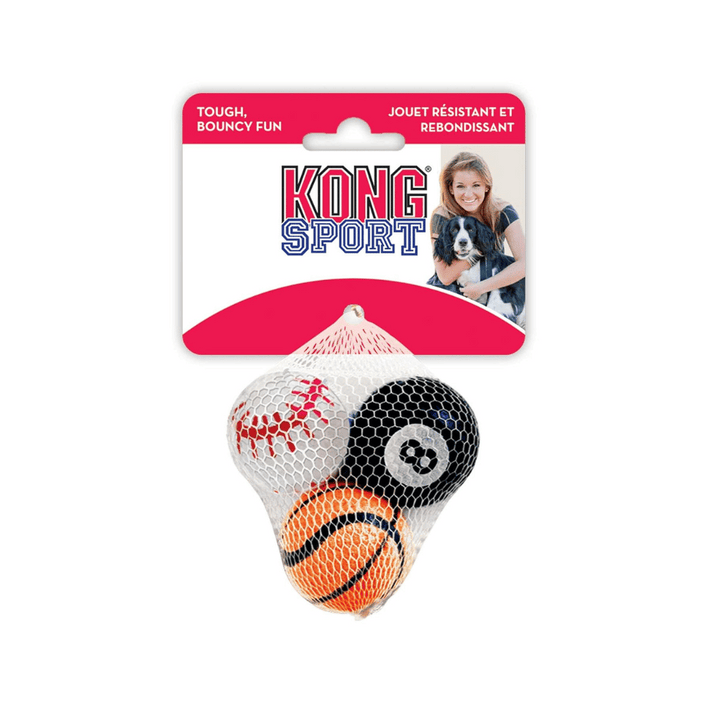 Kong Sport Balls  X-Small 3 Pack Assorted Dog Toy | Kanu Pet