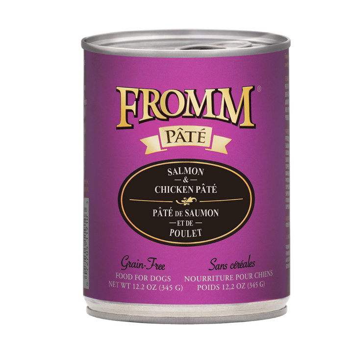 Fromm Dog Can GF Pate' Salmon & Chicken Pate' 12.2 oz | Kanu Pet