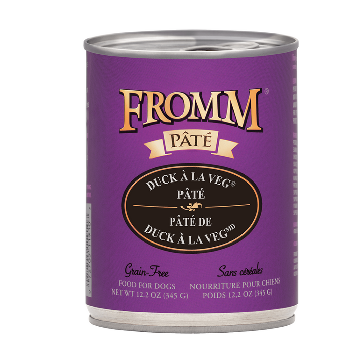 Fromm Dog Can GF Pate' Duck A La Veg 12.2 oz | Kanu Pet