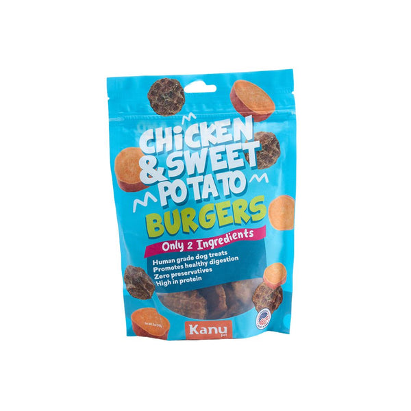 Kanu Pet Sweet Potato & Chicken Burgers Dog Treats