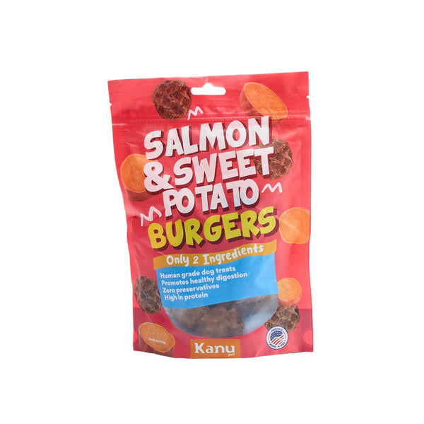 Kanu Pet Salmon & Sweet Potato Burgers Dog Treats