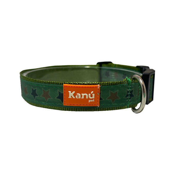 Kanu Pet Military Star / Olive Green Dog Collar | Kanu Pet