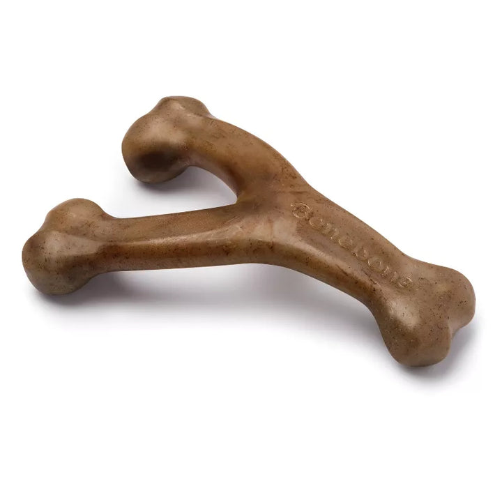 Benebone Bacon Flavor Wishbone Dog Chew Toy| Kanu Pet