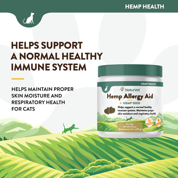 Naturvet Wheat Free Hemp Hairball Hemp Seed Cats Soft Chew | Kanu Pet