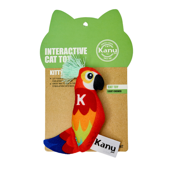 Kanu Pet Parrot Plush Cat Toy