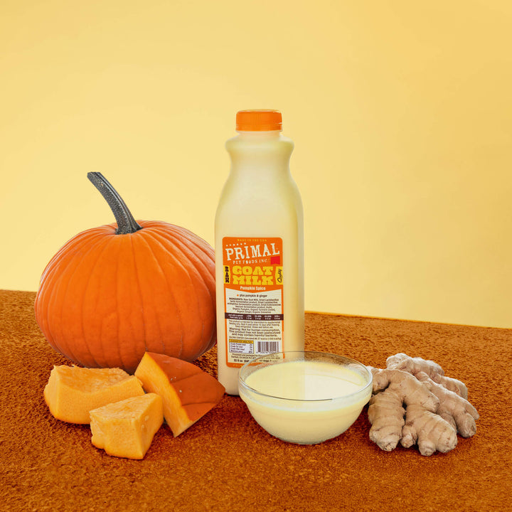 Primal Raw Goat Milk+ Pumpkin Spice for Cat & Dog 32Oz | Kanu Pet