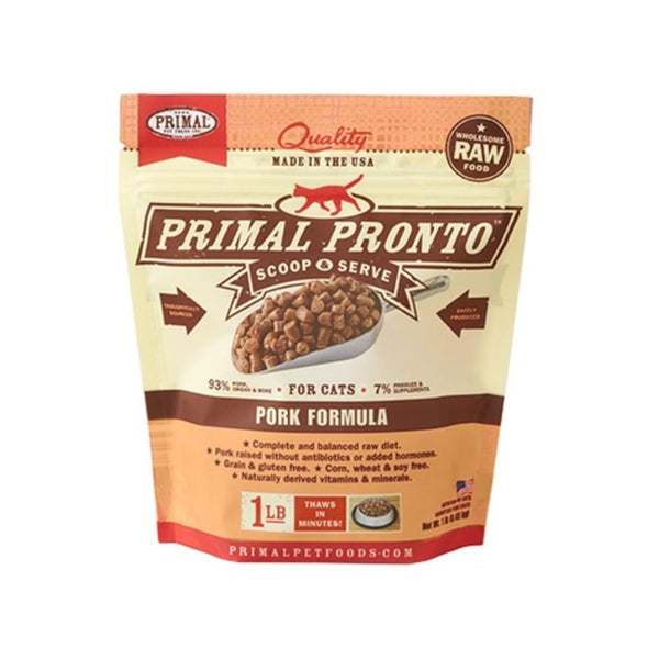 Primal Pronto Frozen Raw Scoop & Serve Pork for Cat