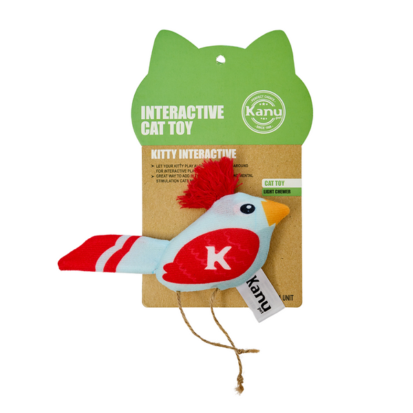 Kanu Pet Blue Bird Plush Cat Toy