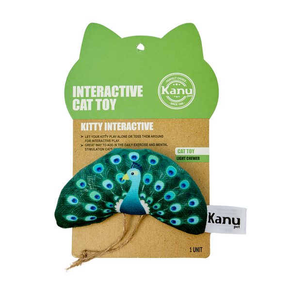 Kanu Pet Peacock Plush Cat Toy