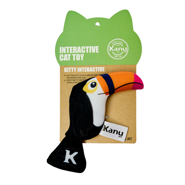 Kanu Pet Toucan Plush Cat Toy