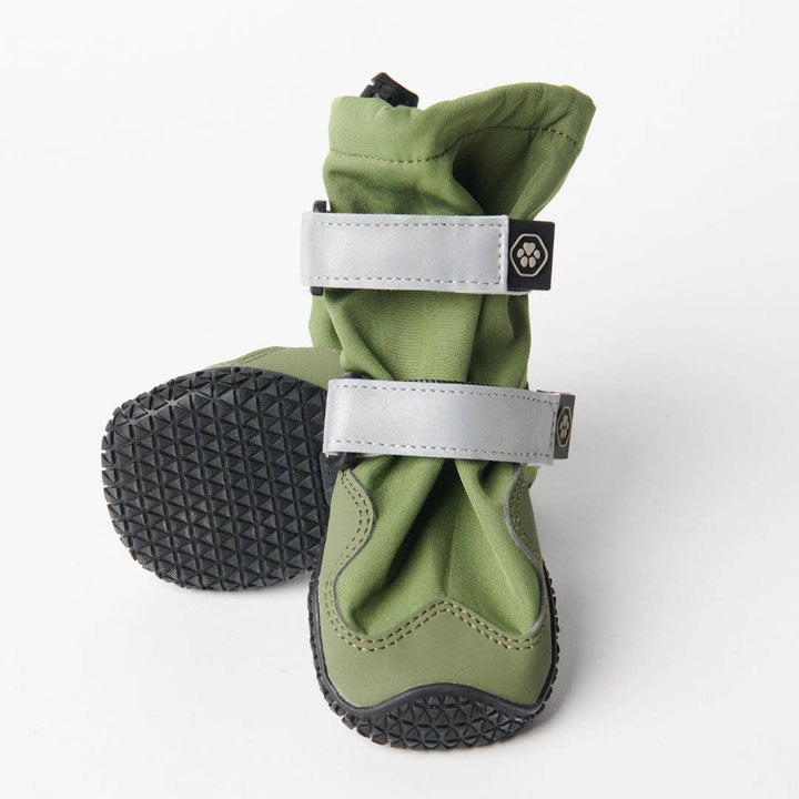 Spark Paws Flex Shell Water-resistant Green Dog Boots | Shop Now