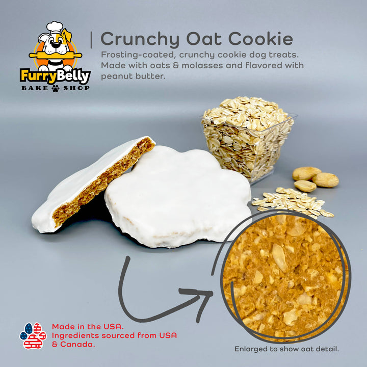 Furry Belly Bake Shop Woof IPA Crunchy Oat Dog Cookie | Kanu Pet