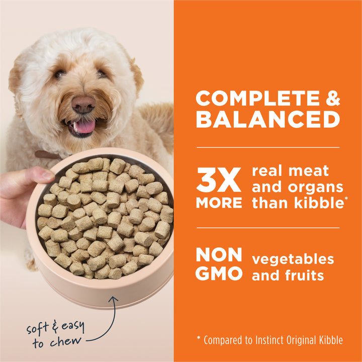 Instinct 100% Freeze-Dried Raw Meals Beef Recipe Dog Food | Kanu Pet