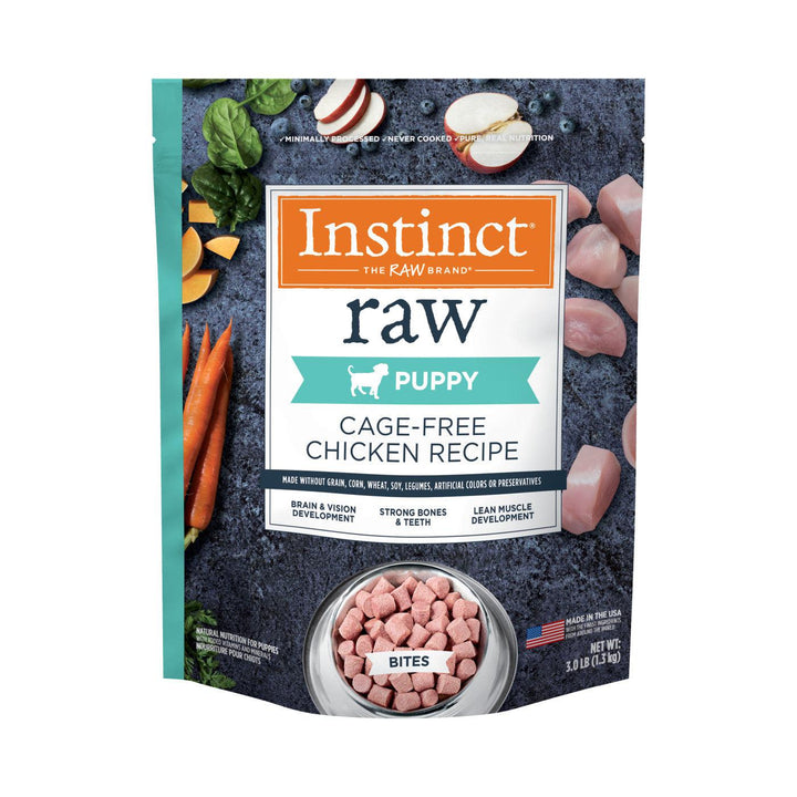 Raw Frozen Bites Cage-Free Chicken Recipe for Puppies 