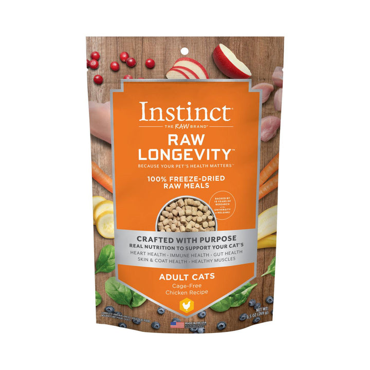 Instinct Raw Longevity Freeze-Dried Meals Chicken Cat Food| Kanu Pet