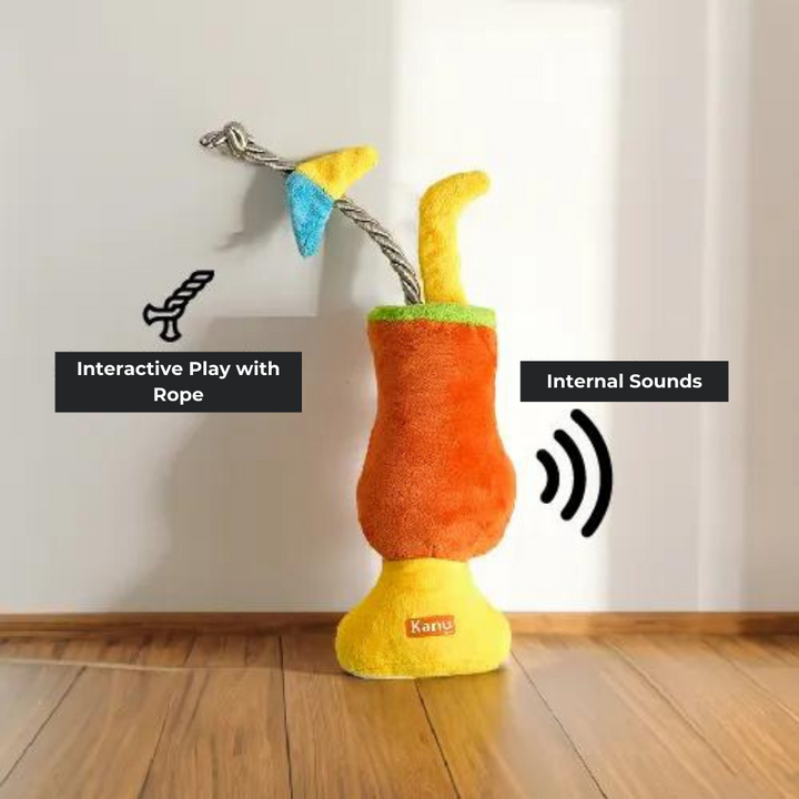 Kanu Plush Cocktail Dog Toy | Kanu Pet