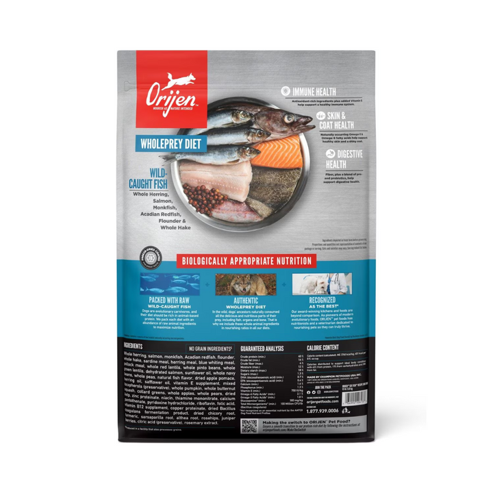 Orijen Six Fish Grain-Free Dry Dog Food | Kanu Pet