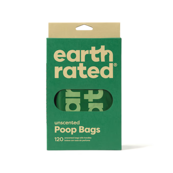 Earth Rated Unscented Dog Poop Bags with Handles | Kanu Pet