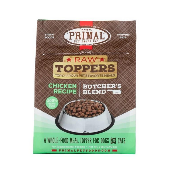 Primal Butcher Blend Topper Chicken For Cat & Dog 2 Lbs | Kanu Pet