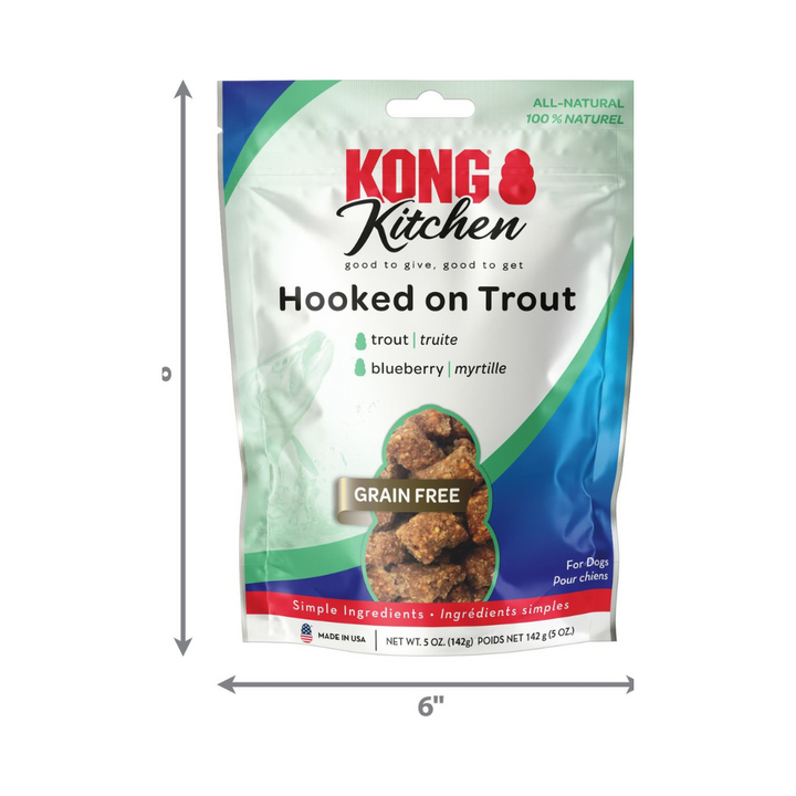 Kong Kitchen Hooked On Trout Dog Treat | Kanu Pet