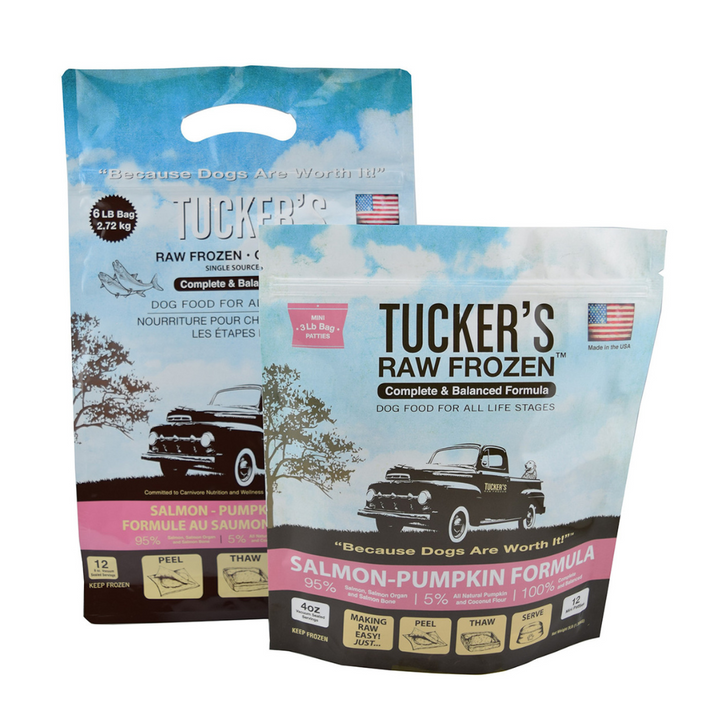 Tucker's Basics Salmon- Pumpkin Raw Forzen Dog Food | Kanu Pet