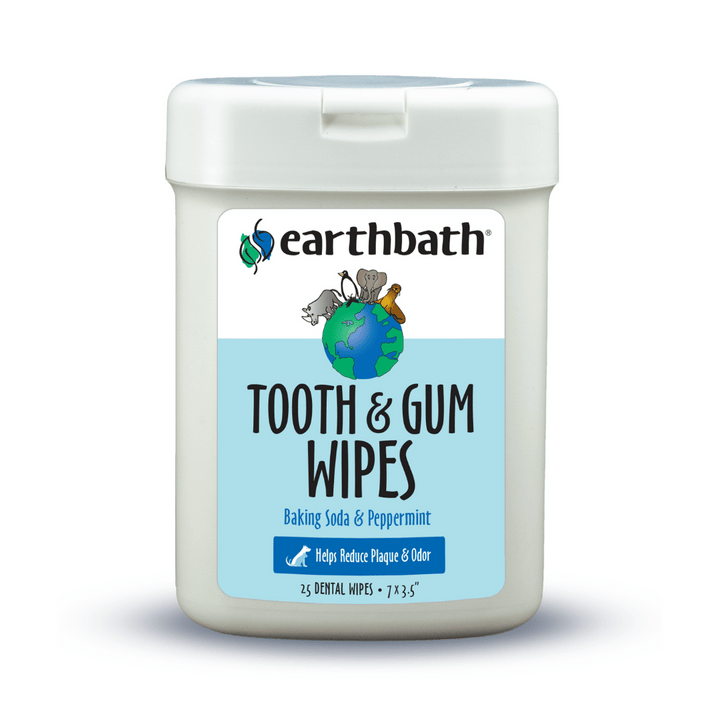 Earthbath Wipes Tooth & Gum 25 Ct | Kanu Pet