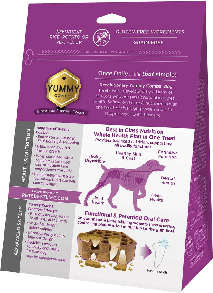 Yummy Combs® Dental Treats for Medium Adult Dogs - 15 Unt