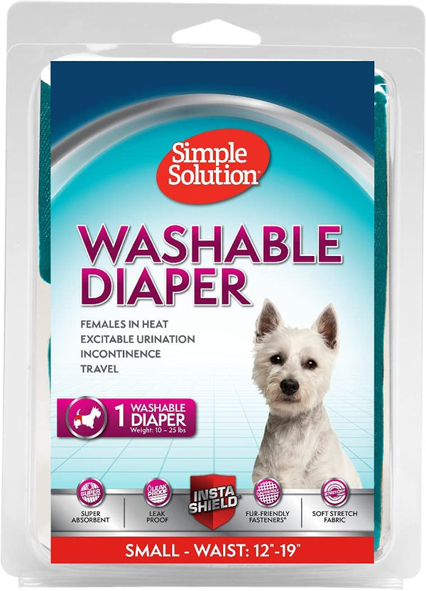 Simple Solution Washable Female Dog Diaper Small
