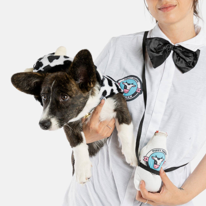 Silver Paw  Milkman  Matching Human & Dog Costume | Kanu Pets