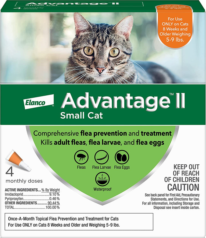 Advantage II 5-9 LBS Cat Flea Prevention & Treatment