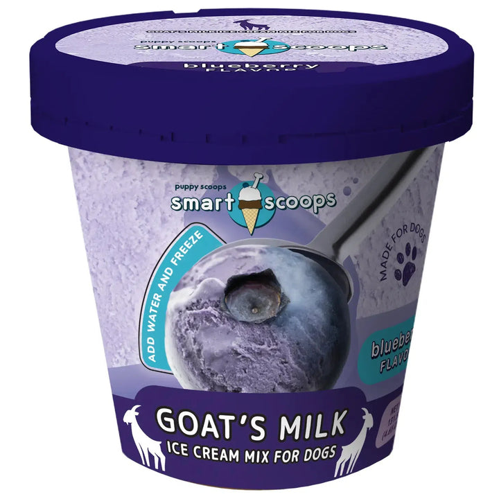 Puppy Cake Smart Scoops Goat's Milk Dog Ice Cream Mix - Blueberry