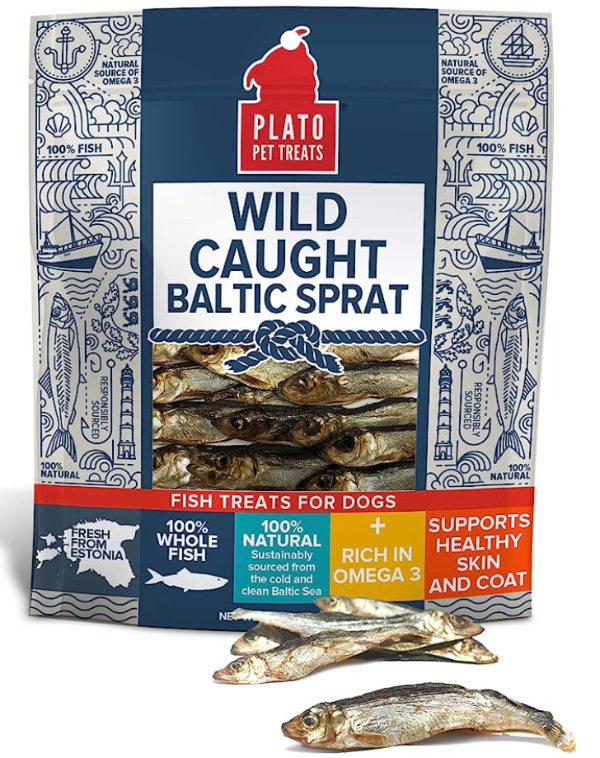 Plato Wild Caught Baltic Sprat Dog Treat | Kanu Pet