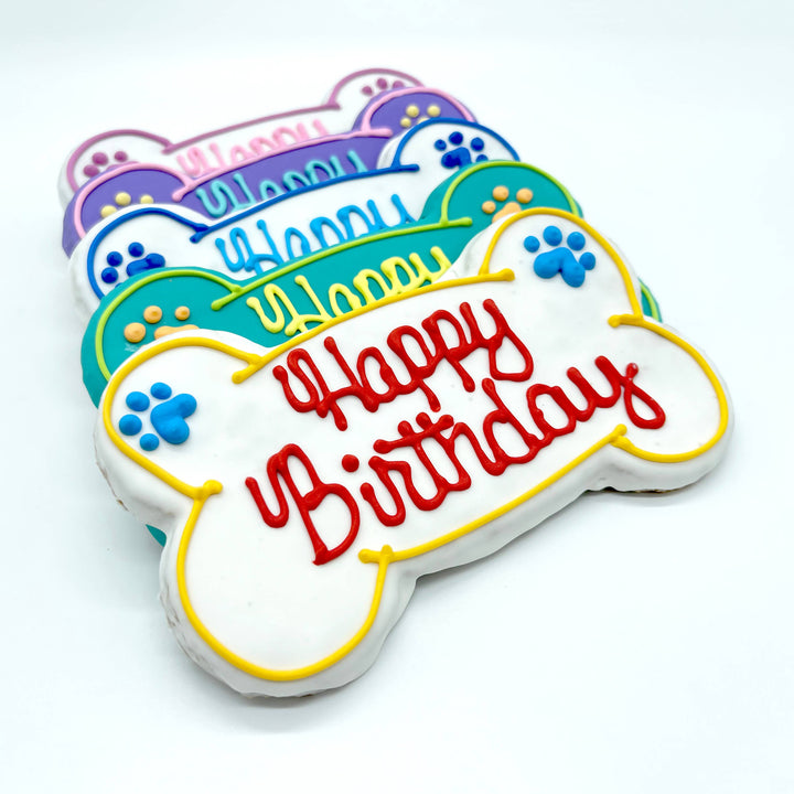 Furry Belly Bake Shop Birthday Bone Crunchy Oat Dog Cookie | Kanu Pet